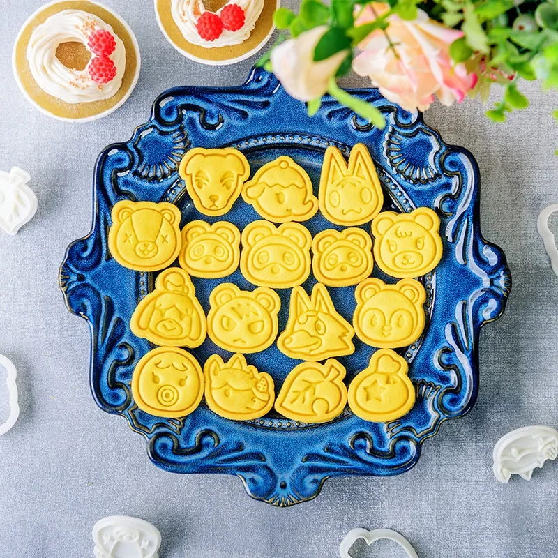 Baking Kitchen Set - 케이크 쿠키 동물의 숲 커터 귀여운