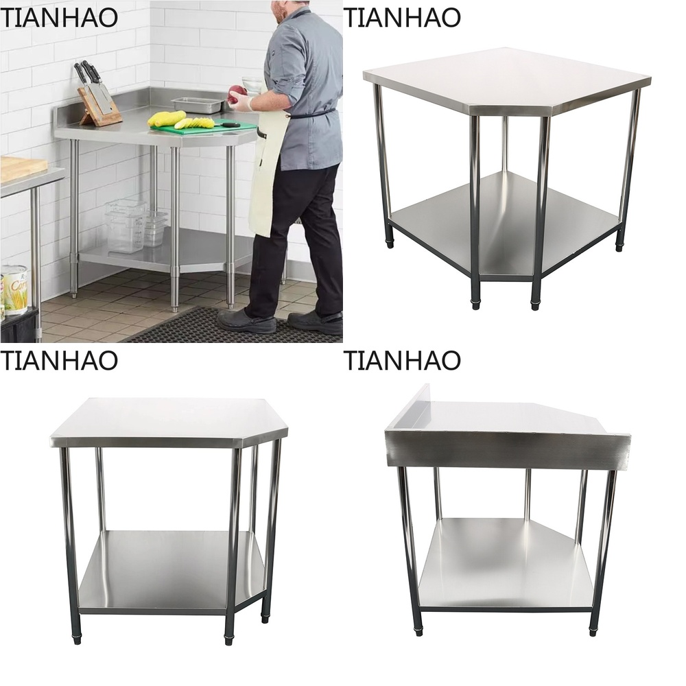 Kitchen With Baking Station - 스테인리스 스틸 상업용 작업대 레스토랑 주방