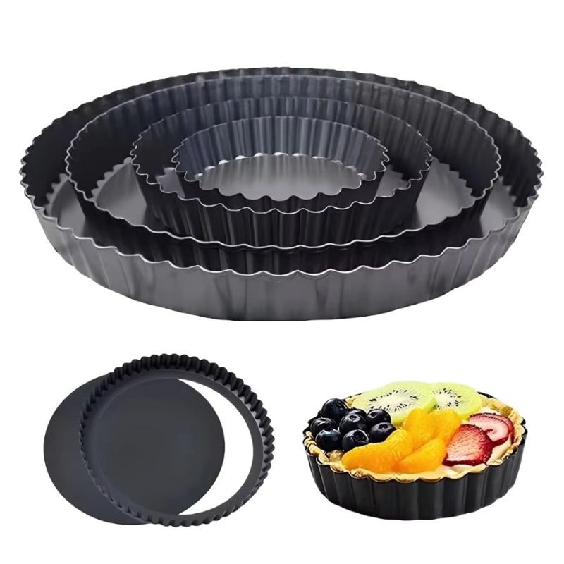 Kitchen Baking Ware - 1개 분리형 바닥이 있는 플루트형 타르트