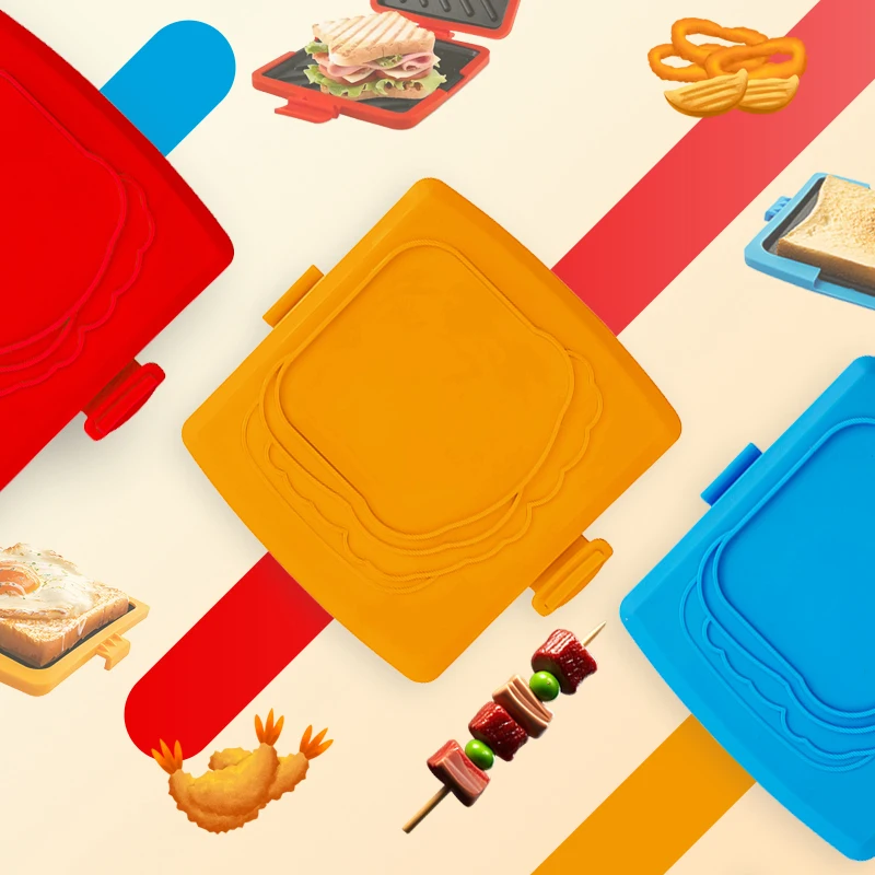 3팩 식품 등급 샌드위치 토스터, 버터 나이프 및 오일 - Baking Kitchen Set 리뷰 및 가격