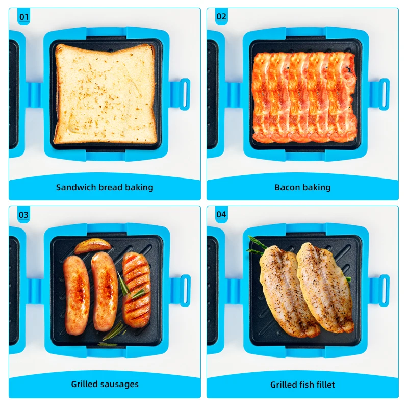 3팩 식품 등급 샌드위치 토스터, 버터 나이프 및 오일 - Baking Kitchen Set 리뷰 및 가격