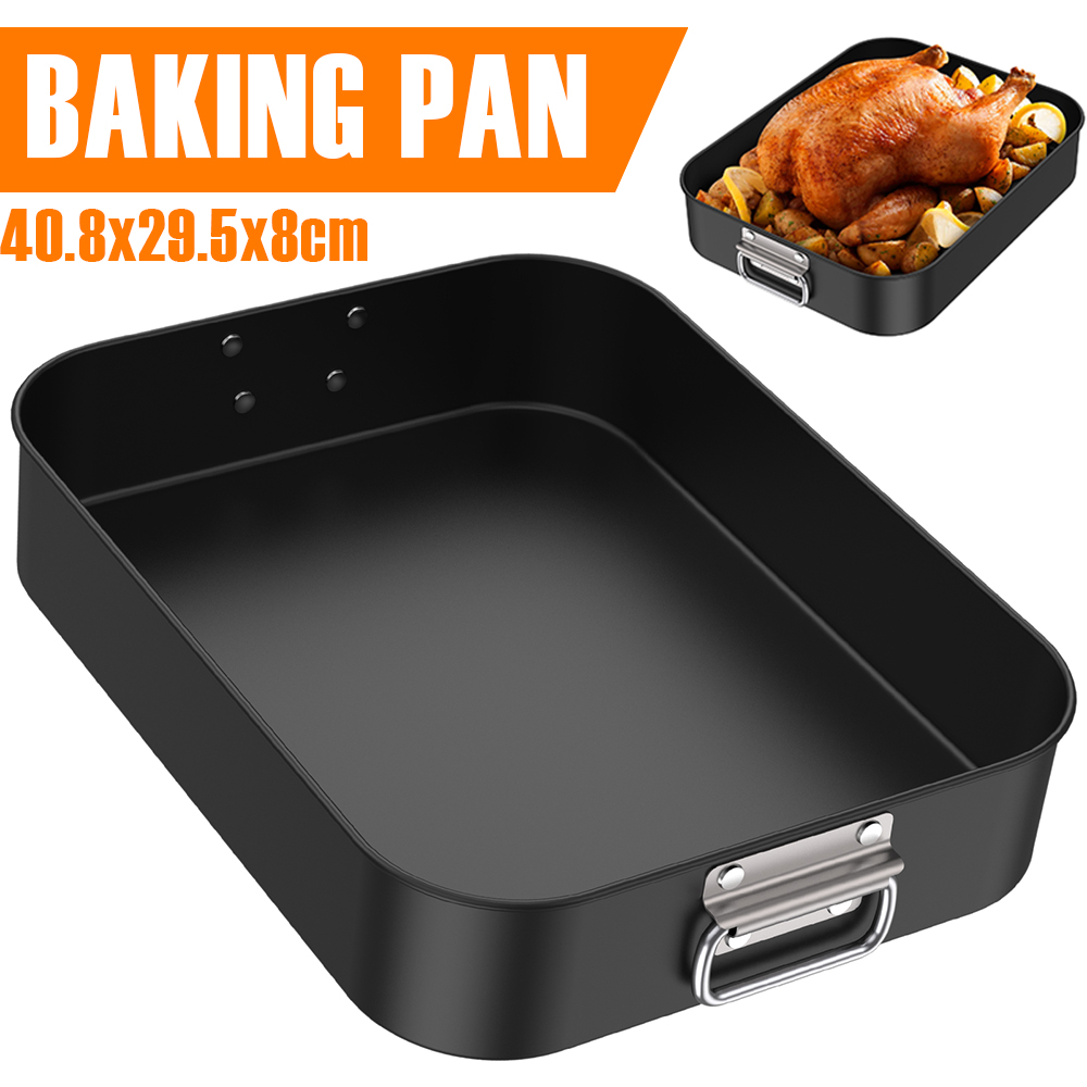 스테인레스 스틸 손잡이가 있는 딥 베이킹 팬, 직사각형 - Kitchen Baking Ware 리뷰 및 가격