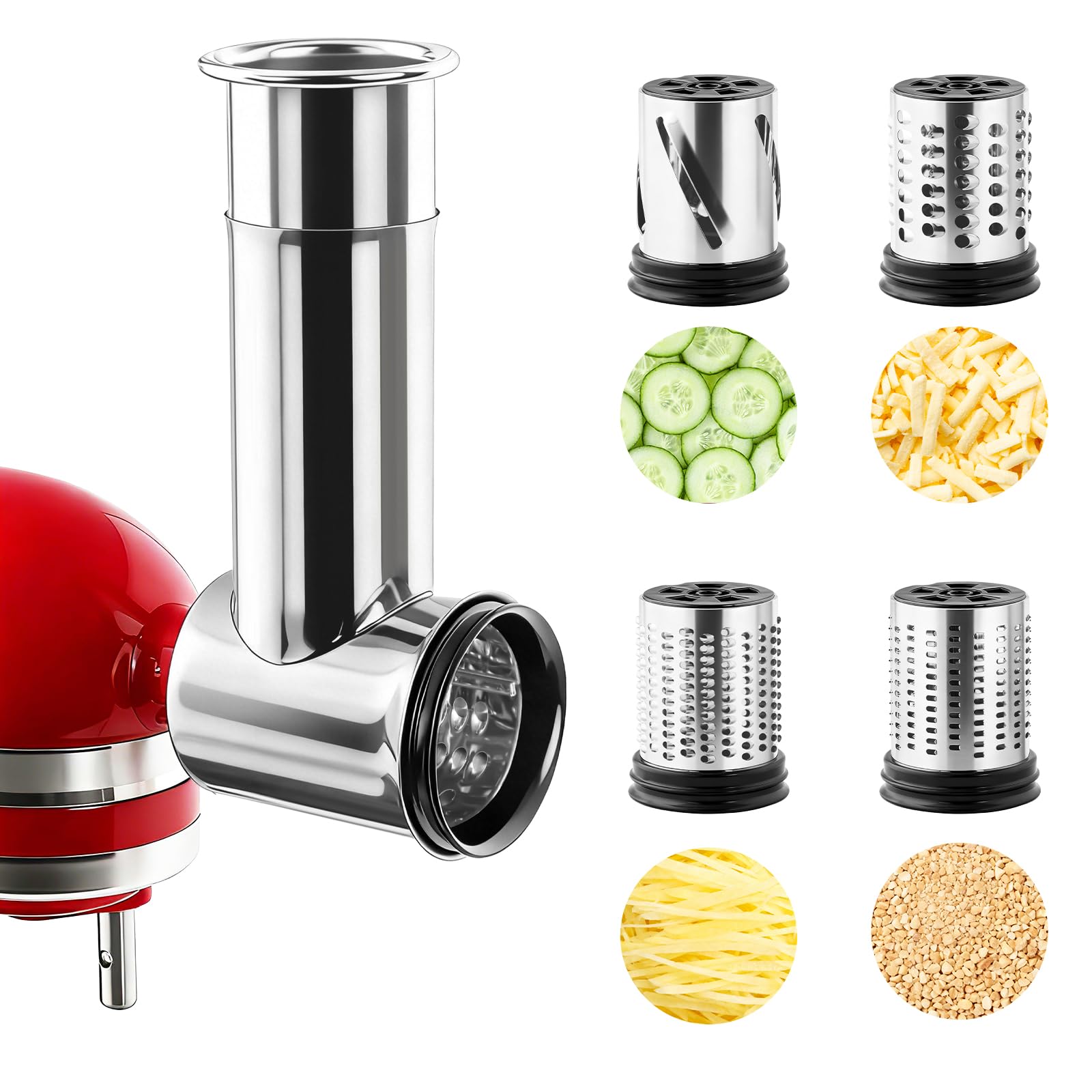 스테인리스 스틸 슬라이서/슈레더/치즈 그레이터 부속품, - Kitchenaid Baking Set 리뷰 및 가격