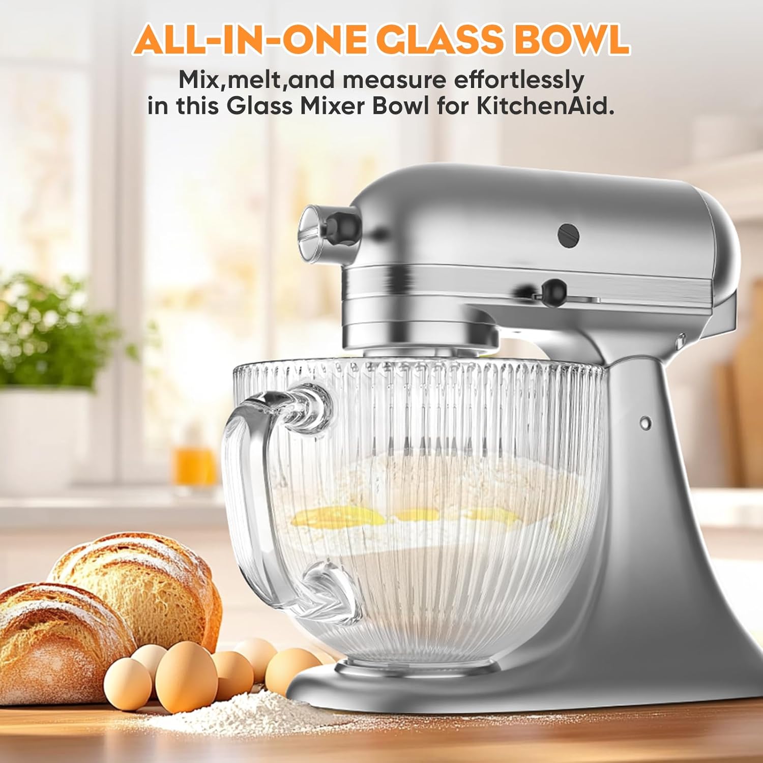 키친에이드 믹서용 GVODE 유리 그릇, 푸어 스파우트 - Kitchenaid Baking Set 리뷰 및 가격