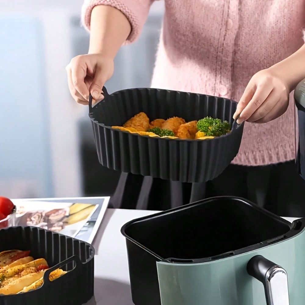 1개 재사용 가능한 실리콘 에어프라이어 라이너, 에어프 - Kitchen Baking Tray 리뷰 및 가격