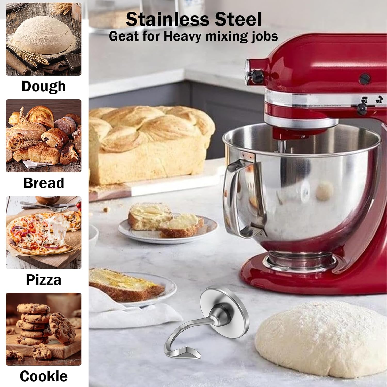 키친에이드 4.5-5쿼트 틸트헤드 스탠드 믹서용 스프링 - Kitchenaid Baking Set 리뷰 및 가격