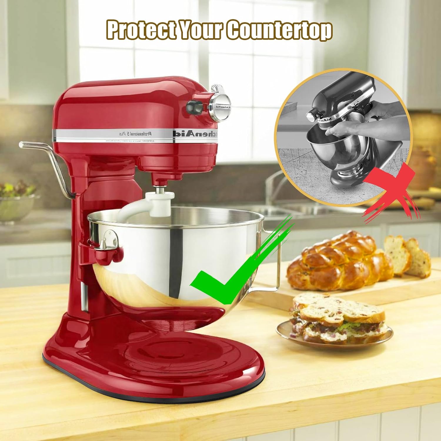 주방 보조 믹서용 슬라이딩 매트, 무버 슬라이더 매트  - Kitchenaid Baking Set 리뷰 및 가격
