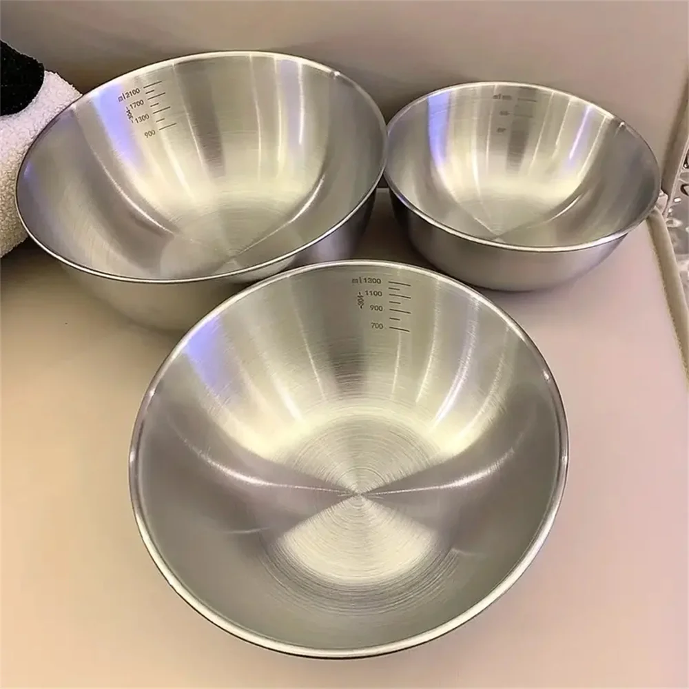 1-3 스테인리스 스틸 볼 세트(저울 포함) - 요리, - Kitchen Baking Kit 리뷰 및 가격